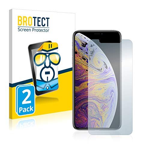 BROTECT (2 Stück Schutzfolie für Apple iPhone Xs Max / 11 Pro Max Displayschutz Folie Ultra-Klar BROTECT (2 Stück Schutzfolie für Apple iPhone Xs Max / 11 Pro Max Displayschutz Folie Ultra-Klar von BROTECT