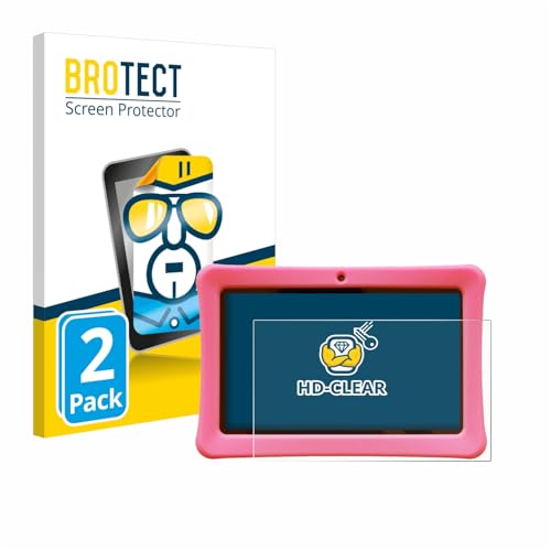 BROTECT (2 Stück Schutzfolie für Contixo Kids 7" Tablet Displayschutz Folie Ultra-Klar BROTECT (2 Stück Schutzfolie für Contixo Kids 7" Tablet Displayschutz Folie Ultra-Klar von BROTECT