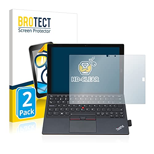 BROTECT (2 Stück Schutzfolie für Lenovo ThinkPad X1 Tablet Gen 2 Displayschutz Folie Ultra-Klar BROTECT (2 Stück Schutzfolie für Lenovo ThinkPad X1 Tablet Gen 2 Displayschutz Folie Ultra-Klar von BROTECT