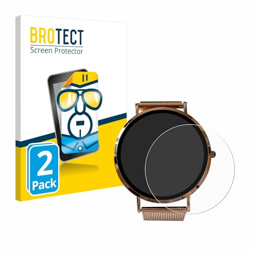 BROTECT (2 Stück Schutzfolie für Micento California Smartwatch Displayschutz Folie Ultra-Klar von BROTECT