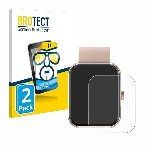 BROTECT (2 Stück Schutzfolie für Mutoy Smartwatch 1.83" Displayschutz Folie Ultra-Klar BROTECT (2 Stück Schutzfolie für Mutoy Smartwatch 1.83" Displayschutz Folie Ultra-Klar von BROTECT