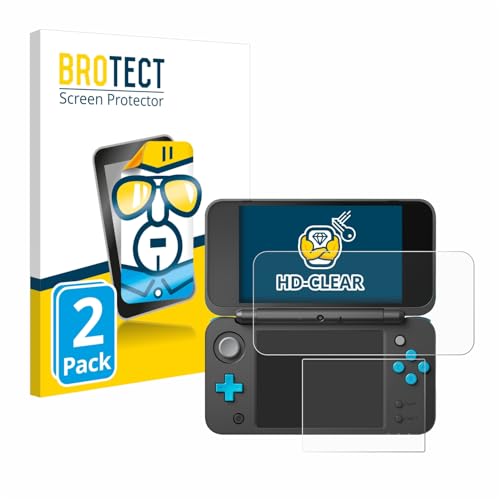 BROTECT (2 Stück Schutzfolie für New Nintendo 2DS XL Displayschutz Folie Ultra-Klar BROTECT (2 Stück Schutzfolie für New Nintendo 2DS XL Displayschutz Folie Ultra-Klar von BROTECT