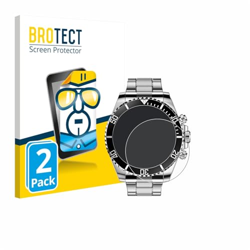 BROTECT (2 Stück Schutzfolie für Nexos Pro Smartwatch Displayschutz Folie Ultra-Klar BROTECT (2 Stück Schutzfolie für Nexos Pro Smartwatch Displayschutz Folie Ultra-Klar von BROTECT