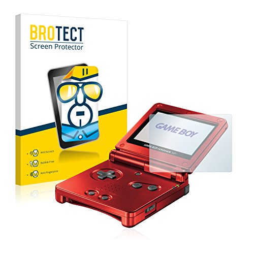 BROTECT (2 Stück Schutzfolie für Nintendo Gameboy Advance GBA SP Displayschutz Folie Ultra-Klar BROTECT (2 Stück Schutzfolie für Nintendo Gameboy Advance GBA SP Displayschutz Folie Ultra-Klar von BROTECT