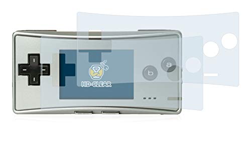 BROTECT (2 Stück Schutzfolie für Nintendo Gameboy Micro Displayschutz Folie Ultra-Klar von BROTECT