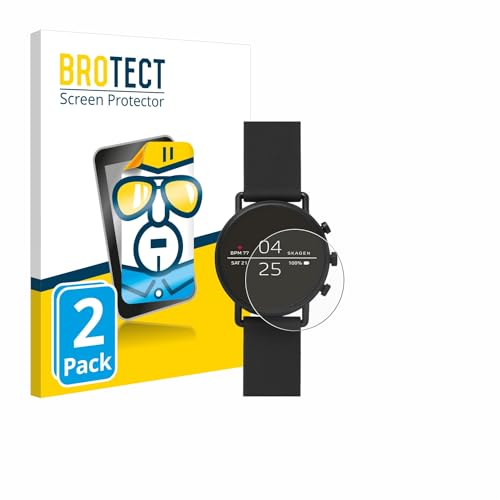 BROTECT (2 Stück Schutzfolie für Skagen Smartwatch Falster 2 Displayschutz Folie Ultra-Klar BROTECT (2 Stück Schutzfolie für Skagen Smartwatch Falster 2 Displayschutz Folie Ultra-Klar von BROTECT