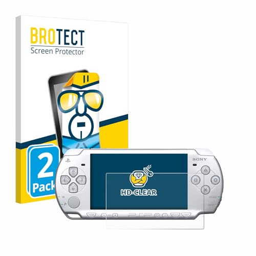 BROTECT (2 Stück Schutzfolie für Sony PSP 2004 Displayschutz Folie Ultra-Klar BROTECT (2 Stück Schutzfolie für Sony PSP 2004 Displayschutz Folie Ultra-Klar von BROTECT