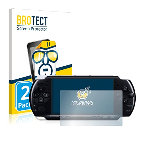 BROTECT (2 Stück Schutzfolie für Sony PSP 3004 Displayschutz Folie Ultra-Klar von BROTECT