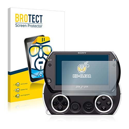 BROTECT (2 Stück Schutzfolie für Sony PSP Go Displayschutz Folie Ultra-Klar von BROTECT