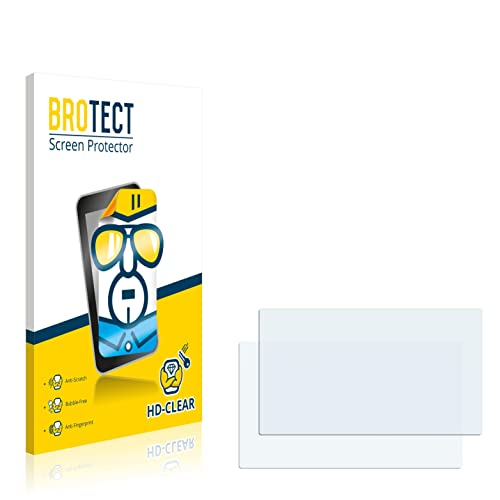 BROTECT (2 Stück Schutzfolie für Sony PSP Slim & Lite Displayschutz Folie Ultra-Klar von BROTECT