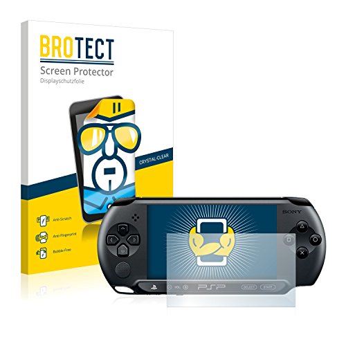 BROTECT (2 Stück Schutzfolie für Sony PSP Street E1004 Displayschutz Folie Ultra-Klar von BROTECT