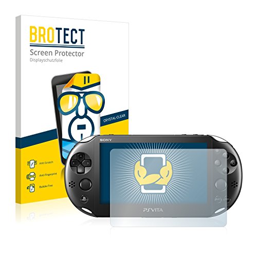 BROTECT (2 Stück Schutzfolie für Sony Playstation PS Vita Slim Displayschutz Folie Ultra-Klar BROTECT (2 Stück Schutzfolie für Sony Playstation PS Vita Slim Displayschutz Folie Ultra-Klar von BROTECT