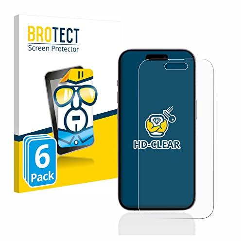BROTECT (6 Stück Schutzfolie für Apple iPhone 14 Pro Displayschutz Folie Ultra-Klar BROTECT (6 Stück Schutzfolie für Apple iPhone 14 Pro Displayschutz Folie Ultra-Klar von BROTECT