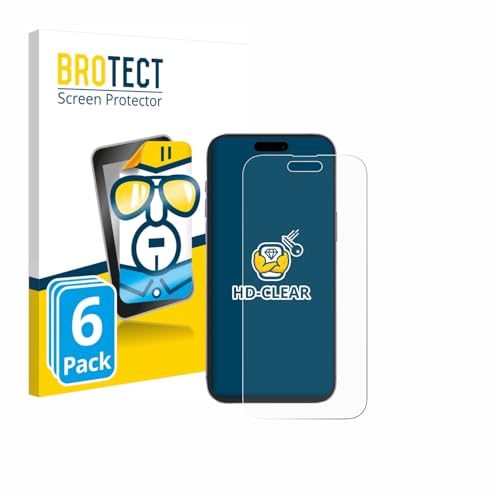BROTECT (6 Stück Schutzfolie für Apple iPhone 14 Pro Max Displayschutz Folie Ultra-Klar BROTECT (6 Stück Schutzfolie für Apple iPhone 14 Pro Max Displayschutz Folie Ultra-Klar von BROTECT