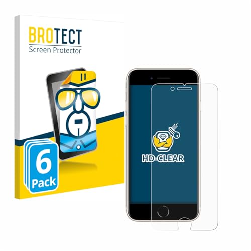 BROTECT (6 Stück Schutzfolie für Apple iPhone SE 3 2022 Displayschutz Folie Ultra-Klar BROTECT (6 Stück Schutzfolie für Apple iPhone SE 3 2022 Displayschutz Folie Ultra-Klar von BROTECT