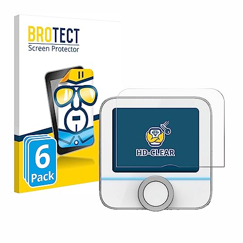 BROTECT (6 Stück Schutzfolie für Bosch Smart Home 230 V (Raumthermostat II) Displayschutz Folie Ultra-Klar von BROTECT