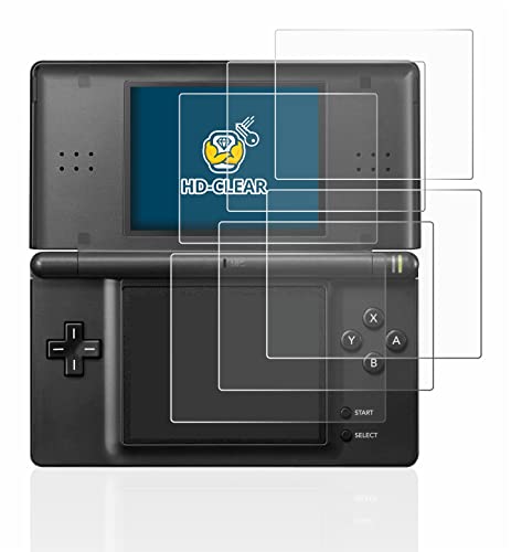 BROTECT (6 Stück Schutzfolie für Nintendo DS LITE Displayschutz Folie Ultra-Klar von BROTECT