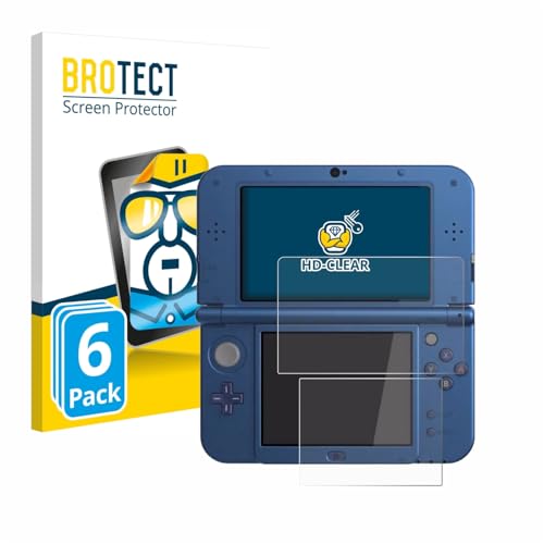 BROTECT (6 Stück Schutzfolie für Nintendo New 3DS XL Displayschutz Folie Ultra-Klar BROTECT (6 Stück Schutzfolie für Nintendo New 3DS XL Displayschutz Folie Ultra-Klar von BROTECT