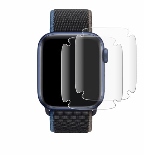 BROTECT 2 Stück Full-Cover Schutzfolie für Apple Watch Series 6 / SE (40 mm) Full-Screen Displayschutz-Folie [3D Curved, Kristall-Klar] von BROTECT