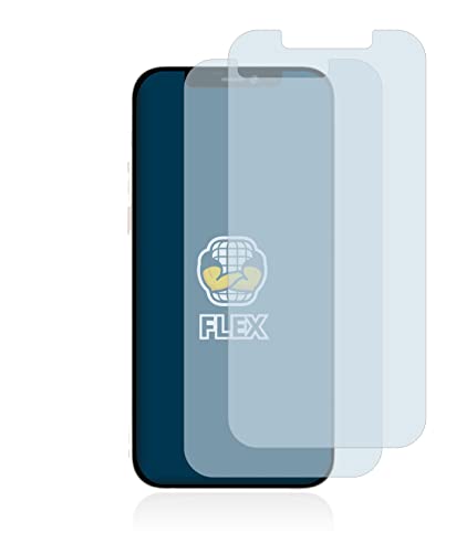 BROTECT 2 Stück Full-Cover Schutzfolie für Apple iPhone 12 Pro Max Full-Screen Displayschutz-Folie [3D Curved, Anti-Fingerprint, Kristall-Klar] von BROTECT