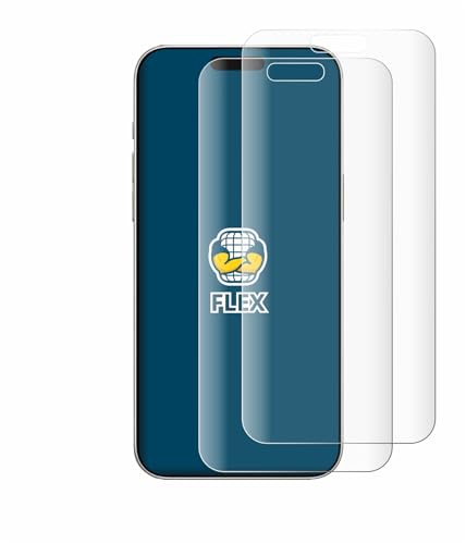 BROTECT 2 Stück Full-Cover Schutzfolie für Apple iPhone 16 Pro Max Full-Screen Displayschutz-Folie [3D Curved, Anti-Fingerprint, Kristall-Klar] von BROTECT