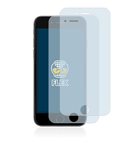 BROTECT 2 Stück Full-Cover Schutzfolie für Apple iPhone 6 / 6S Full-Screen Displayschutz-Folie [3D Curved, Anti-Fingerprint, Kristall-Klar] von BROTECT