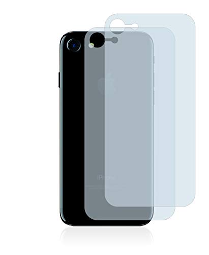 BROTECT 2 Stück Full-Cover Schutzfolie für Apple iPhone 7/8 / SE 2 2020 Rückseite (gesamte Fläche) Displayschutz-Folie Kristall-Klar von BROTECT