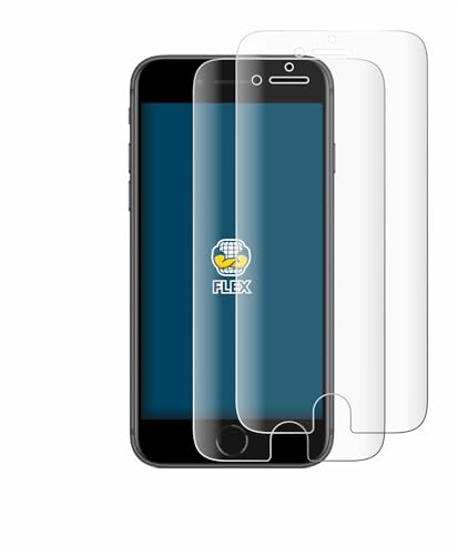 BROTECT 2 Stück Full-Cover Schutzfolie für Apple iPhone 8 Full-Screen Displayschutz-Folie [3D Curved, Anti-Fingerprint, Kristall-Klar] von BROTECT