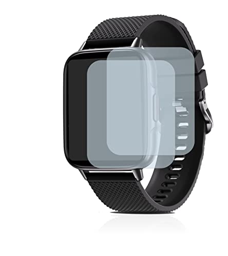 BROTECT 2 Stück Full-Cover Schutzfolie für Bozlun 1.7" Smartwatch 2022 Full-Screen Displayschutz-Folie [3D Curved, Kristall-Klar] von BROTECT