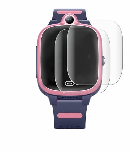 BROTECT 2 Stück Full-Cover Schutzfolie für Fitonme 4G Smartwatch S.B-1034 Full-Screen Displayschutz-Folie [3D Curved, Kristall-Klar] von BROTECT
