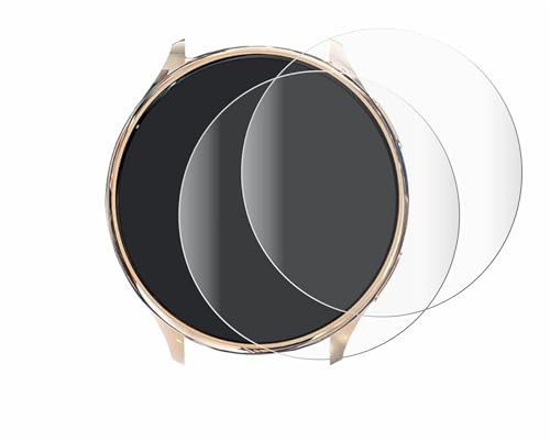 BROTECT 2 Stück Full-Cover Schutzfolie für Sanorum Smartwatch 1.39" für Damen Full-Screen Displayschutz-Folie [3D Curved, Kristall-Klar] von BROTECT