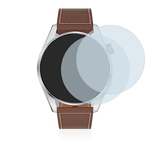 BROTECT 2 Stück Full-Cover Schutzfolie für Tisoutec Smartwatch Full-Screen Displayschutz-Folie [3D Curved, Anti-Fingerprint, Kristall-Klar] von BROTECT