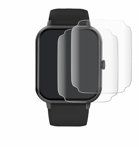 BROTECT 2 Stück Full-Cover Schutzfolie für Yuede Smartwatch 1.85" Full-Screen Displayschutz-Folie [3D Curved, Anti-Fingerprint, Kristall-Klar] von BROTECT