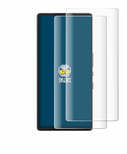 BROTECT 2 Stück Full-Cover Schutzfolie für ZTE Nubia Red Magic 10 Air Full-Screen Displayschutz-Folie [3D Curved, Anti-Fingerprint, Kristall-Klar] von BROTECT