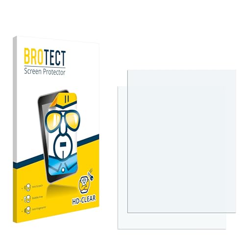 BROTECT 2.4" Schutzfolie für Camcorder mit 2,4 Zoll (6.1 cm) [36.98 x 49.29 mm, 4:3] (2 Stück) - Klare Displayschutz-Folie von BROTECT