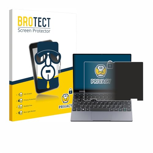 BROTECT Anti-Spy Blickschutzfolie für Chuwi MiniBook X N150 Privacy Screen Protector [Displayschutz-Folie, Sichtschutz, Blaulichtfilter] von BROTECT
