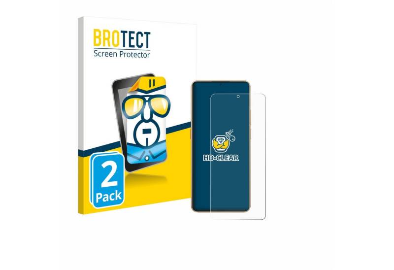 BROTECT Displayschutzfolie Schutzfolie für Meizu Note 16, 2 Stück, Displayschutz Schutz Folie Klar Transparent von BROTECT