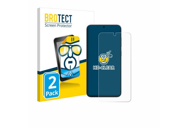 BROTECT Displayschutzfolie Schutzfolie für Samsung Galaxy S25 Enterprise Edition, 2 Stück, Displayschutz Schutz Folie Klar Transparent von BROTECT