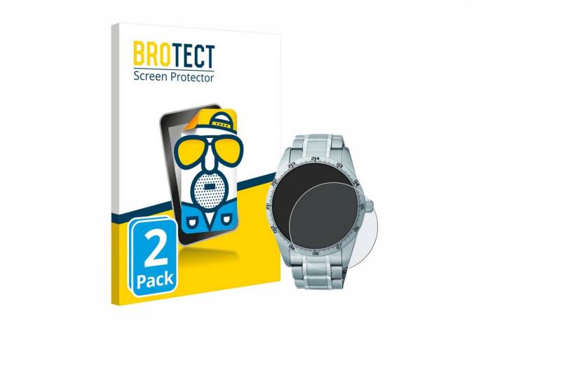 BROTECT Displayschutzfolie Schutzfolie für Seiko 5 Sports SRP513K1, 2 Stück, Displayschutz Schutz Folie Matt Entspiegelungsfolie von BROTECT