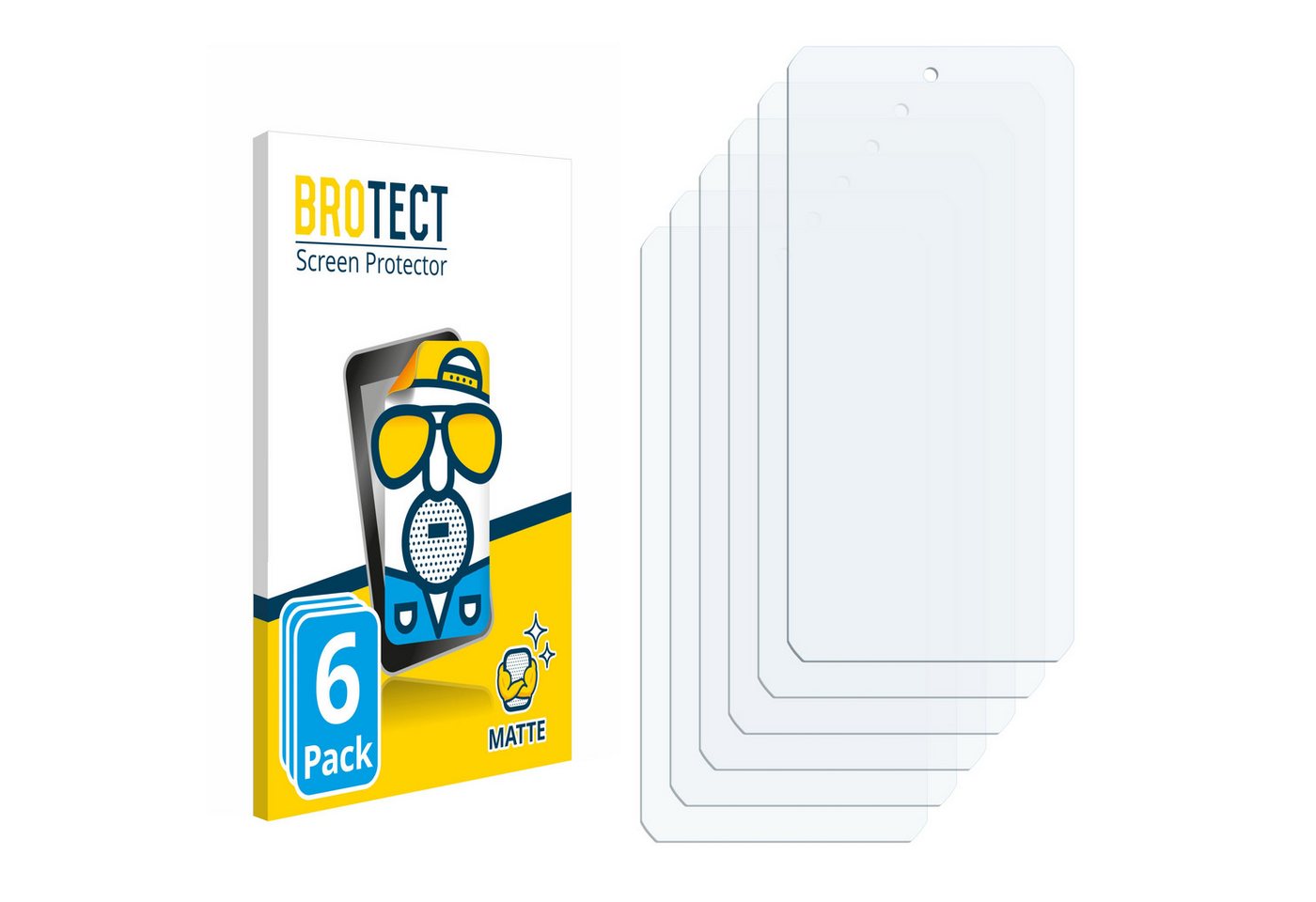 BROTECT Displayschutzfolie Schutzfolie für Ulefone Armor 28 Pro, 6 Stück, Displayschutz Schutz Folie Matt Entspiegelungsfolie BROTECT Displayschutzfolie Schutzfolie für Ulefone Armor 28 Pro, 6 Stück, Displayschutz Schutz Folie Matt Entspiegelungsfolie von BROTECT