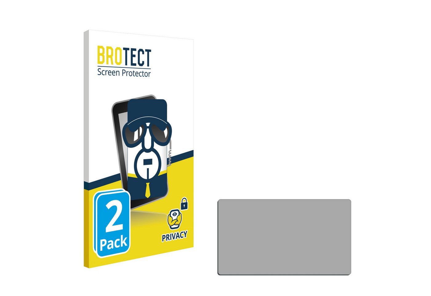 BROTECT Displayschutzfolie Sichtschutzfolie für 6.9 cm (2.7 Zoll) [58 x 33 mm], Anti-Spy Privacy Sichtschutz Blickschutzfolie Blaulicht-Schutz von BROTECT