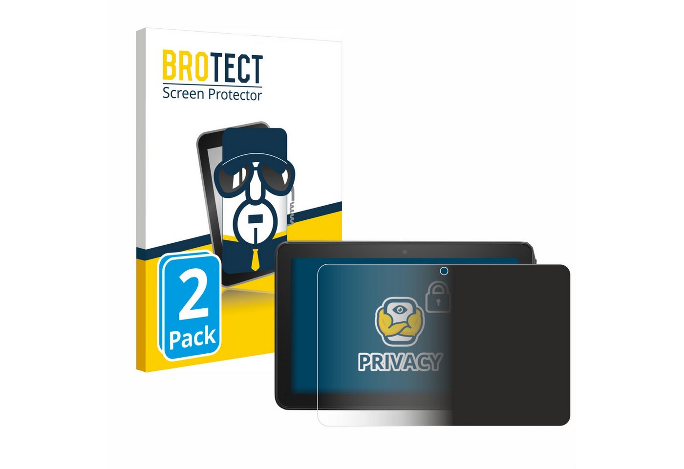 BROTECT Displayschutzfolie Sichtschutzfolie für Amazon Fire 7 2022, 2 Stück, Anti-Spy Privacy Sichtschutz Blickschutzfolie Blaulicht-Schutz BROTECT Displayschutzfolie Sichtschutzfolie für Amazon Fire 7 2022, 2 Stück, Anti-Spy Privacy Sichtschutz Blickschutzfolie Blaulicht-Schutz von BROTECT