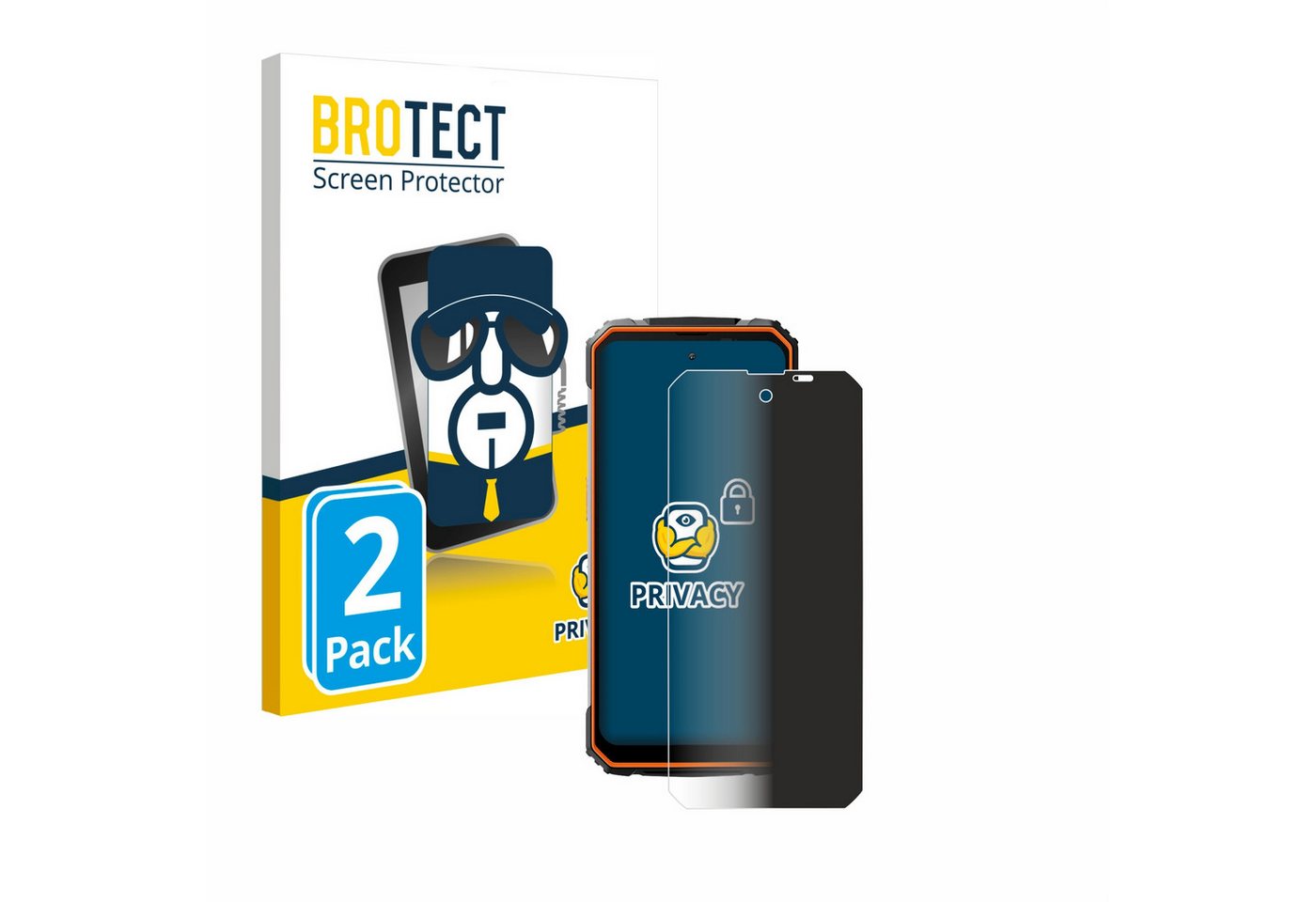 BROTECT Displayschutzfolie Sichtschutzfolie für Blackview BV8100, 2 Stück, Anti-Spy Privacy Sichtschutz Blickschutzfolie Blaulicht-Schutz BROTECT Displayschutzfolie Sichtschutzfolie für Blackview BV8100, 2 Stück, Anti-Spy Privacy Sichtschutz Blickschutzfolie Blaulicht-Schutz von BROTECT