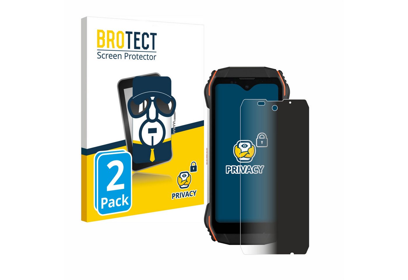 BROTECT Displayschutzfolie Sichtschutzfolie für Blackview N6000, 2 Stück, Anti-Spy Privacy Sichtschutz Blickschutzfolie Blaulicht-Schutz BROTECT Displayschutzfolie Sichtschutzfolie für Blackview N6000, 2 Stück, Anti-Spy Privacy Sichtschutz Blickschutzfolie Blaulicht-Schutz von BROTECT