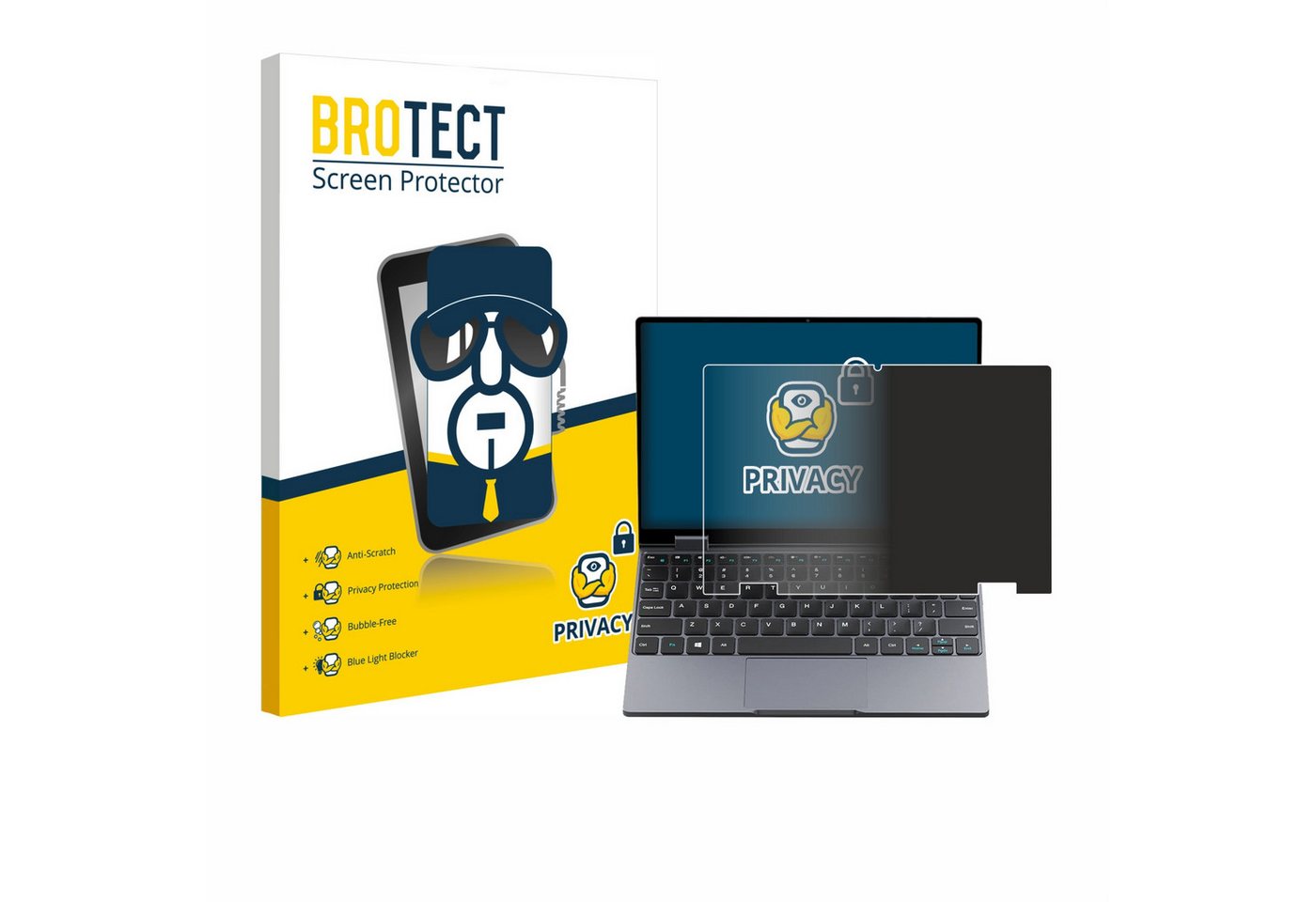 BROTECT Displayschutzfolie Sichtschutzfolie für Chuwi MiniBook X N150, Anti-Spy Privacy Sichtschutz Blickschutzfolie Blaulicht-Schutz BROTECT Displayschutzfolie Sichtschutzfolie für Chuwi MiniBook X N150, Anti-Spy Privacy Sichtschutz Blickschutzfolie Blaulicht-Schutz von BROTECT