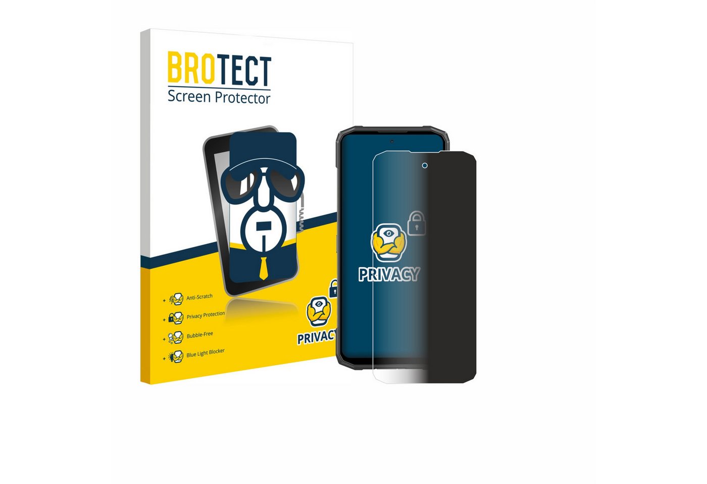 BROTECT Displayschutzfolie Sichtschutzfolie für Doogee Blade 20 Turbo, Anti-Spy Privacy Sichtschutz Blickschutzfolie Blaulicht-Schutz BROTECT Displayschutzfolie Sichtschutzfolie für Doogee Blade 20 Turbo, Anti-Spy Privacy Sichtschutz Blickschutzfolie Blaulicht-Schutz von BROTECT