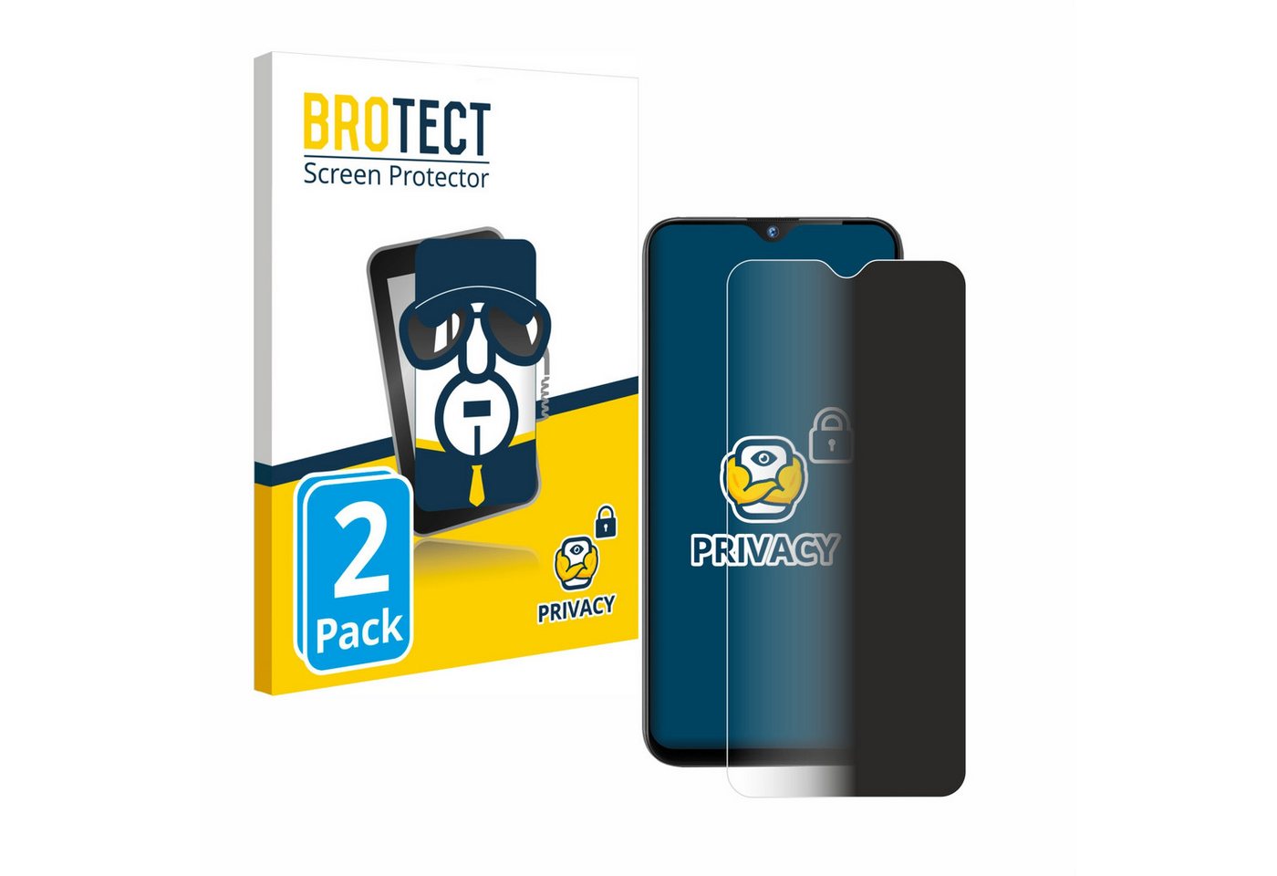 BROTECT Displayschutzfolie Sichtschutzfolie für Gigaset GS290, 2 Stück, Anti-Spy Privacy Sichtschutz Blickschutzfolie Blaulicht-Schutz BROTECT Displayschutzfolie Sichtschutzfolie für Gigaset GS290, 2 Stück, Anti-Spy Privacy Sichtschutz Blickschutzfolie Blaulicht-Schutz von BROTECT
