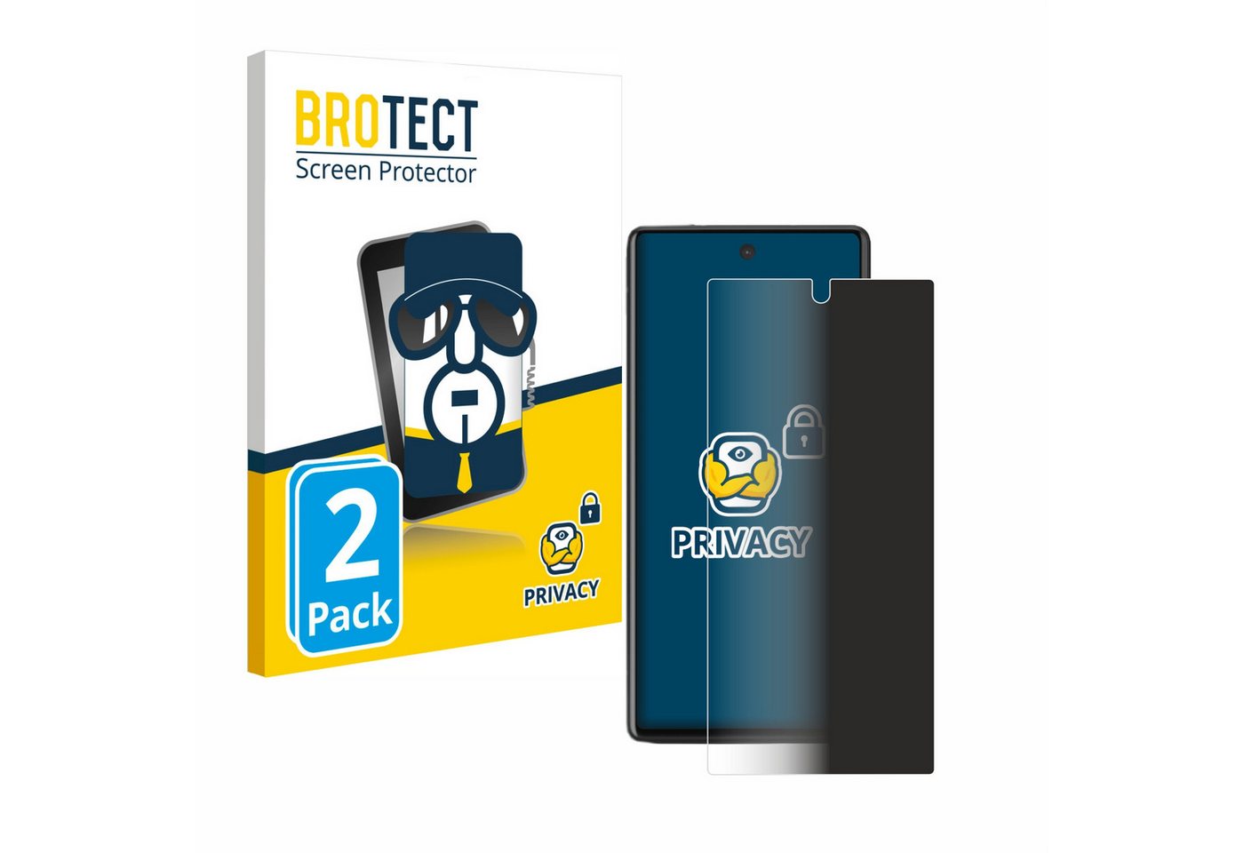 BROTECT Displayschutzfolie Sichtschutzfolie für Google Pixel 6a, 2 Stück, Anti-Spy Privacy Sichtschutz Blickschutzfolie Blaulicht-Schutz BROTECT Displayschutzfolie Sichtschutzfolie für Google Pixel 6a, 2 Stück, Anti-Spy Privacy Sichtschutz Blickschutzfolie Blaulicht-Schutz von BROTECT