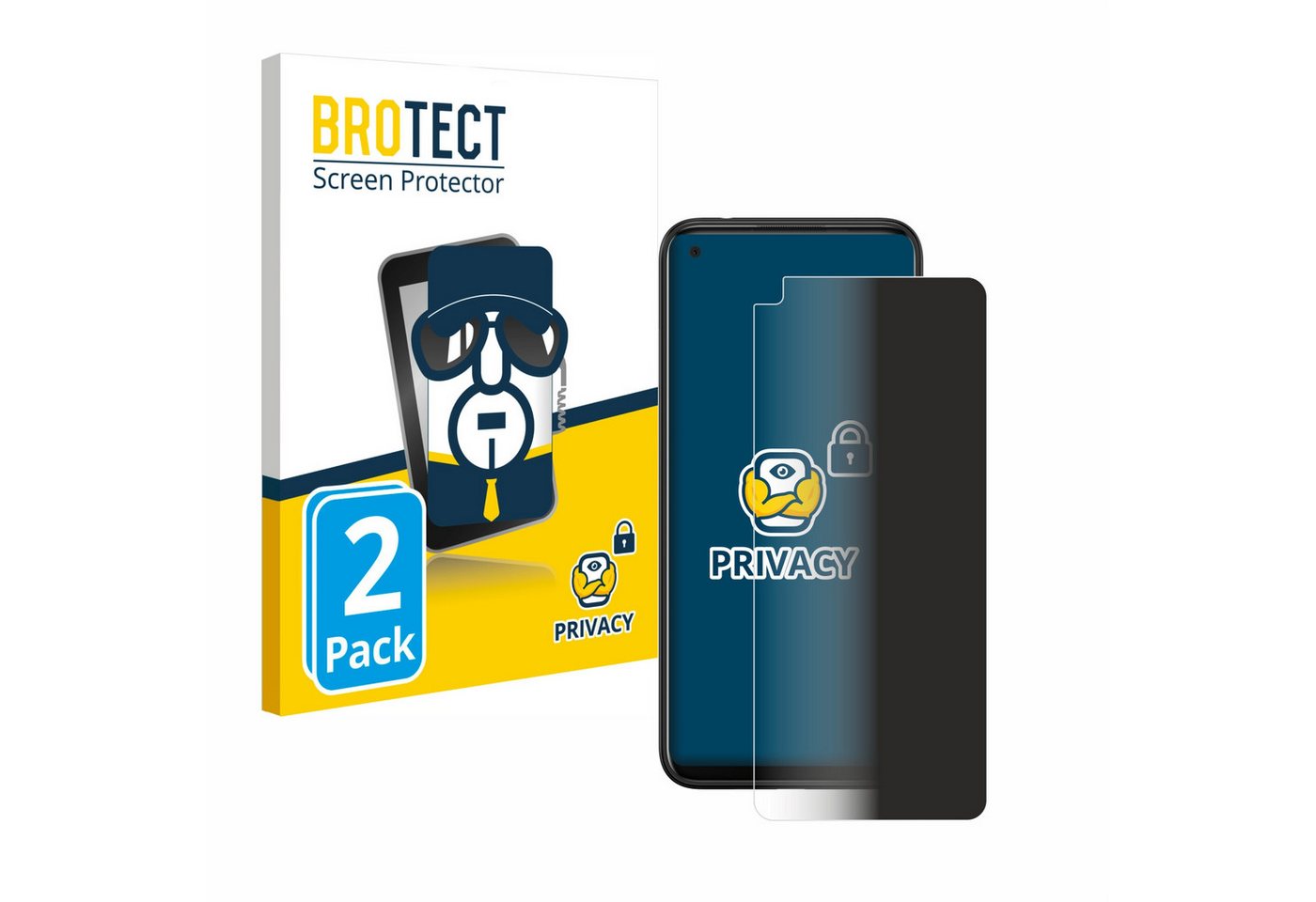 BROTECT Displayschutzfolie Sichtschutzfolie für HTC Desire 22 Pro, 2 Stück, Anti-Spy Privacy Sichtschutz Blickschutzfolie Blaulicht-Schutz BROTECT Displayschutzfolie Sichtschutzfolie für HTC Desire 22 Pro, 2 Stück, Anti-Spy Privacy Sichtschutz Blickschutzfolie Blaulicht-Schutz von BROTECT