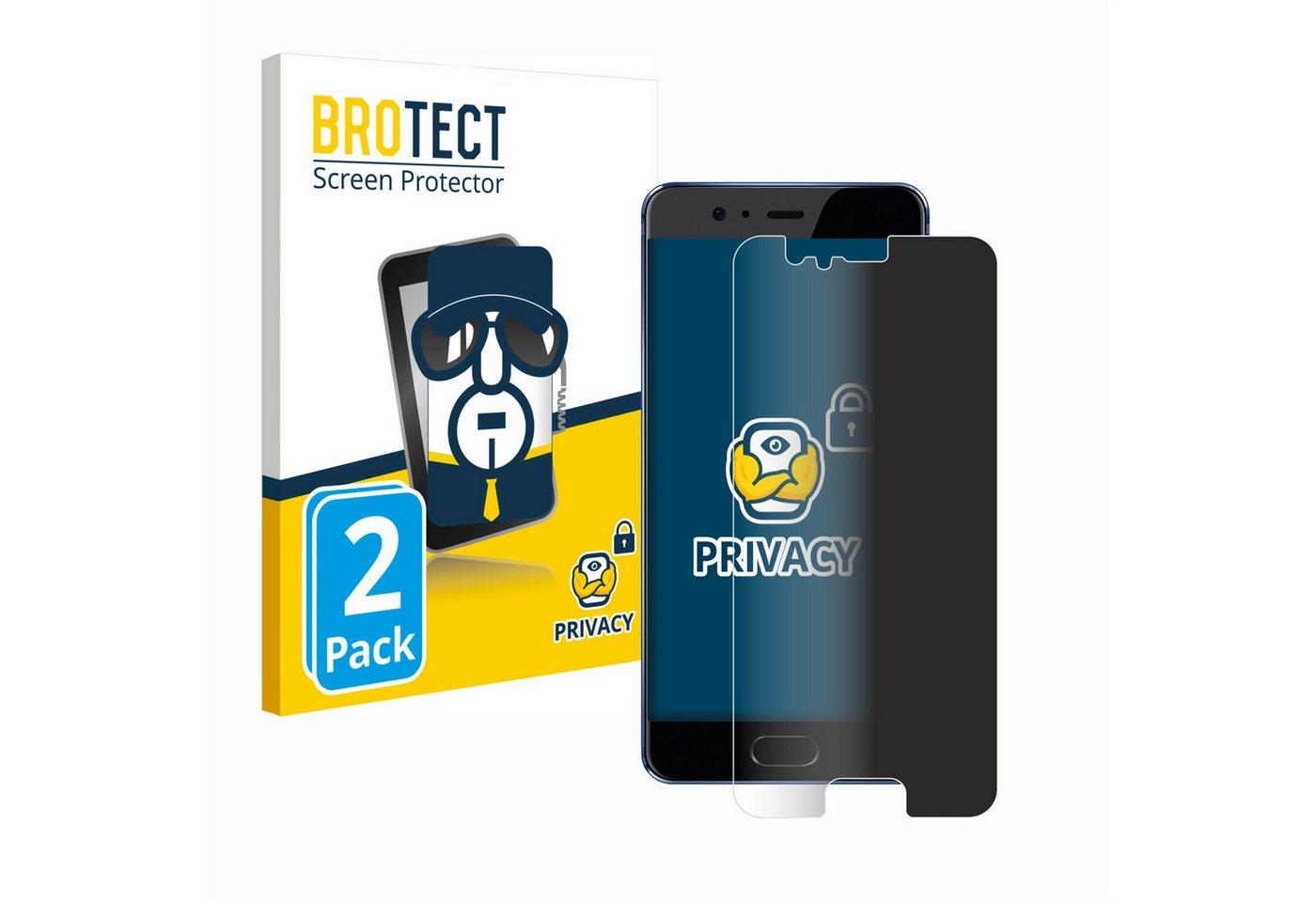 BROTECT Displayschutzfolie Sichtschutzfolie für Huawei P10, 2 Stück, Anti-Spy Privacy Sichtschutz Blickschutzfolie Blaulicht-Schutz BROTECT Displayschutzfolie Sichtschutzfolie für Huawei P10, 2 Stück, Anti-Spy Privacy Sichtschutz Blickschutzfolie Blaulicht-Schutz von BROTECT